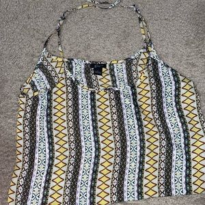 Exist Multicolored Aztec Light Tank Top